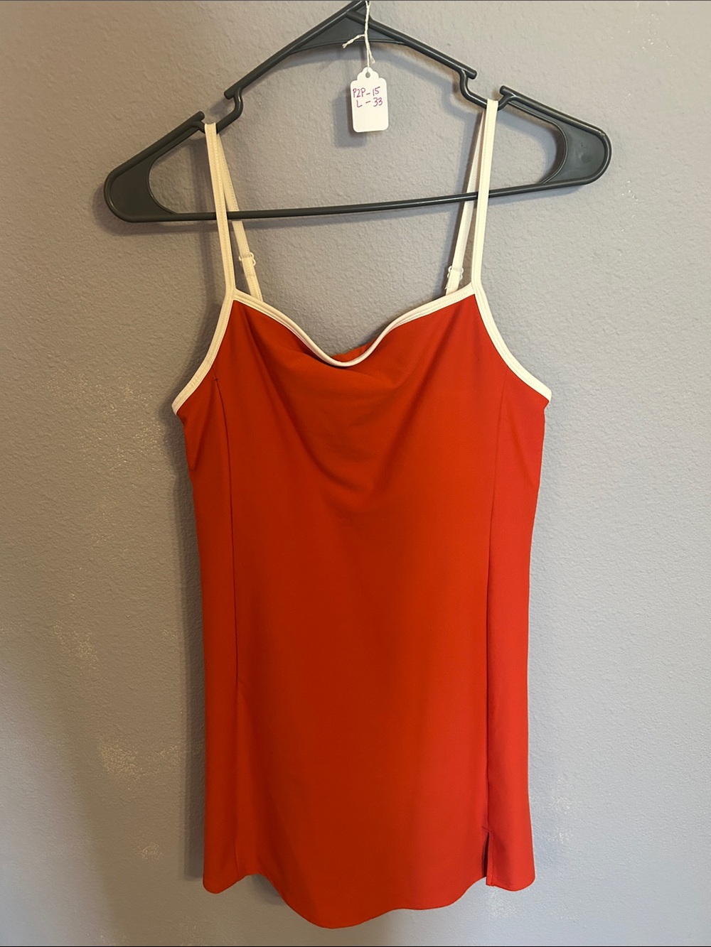 Old Navy Active Powersoft Women Athletic Dress Built in Shorts Red Size Medium